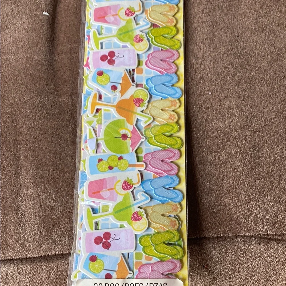 Scrapbooking Kit with Stickers - Multicolor